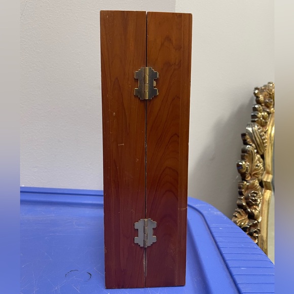 Vintage Holy Bible Brotherhood of Carpenters Union Made Wood Stash Trinket Box - Picture 5 of 13